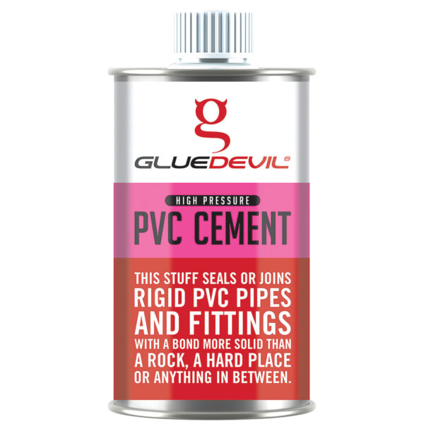 PVC Cement Glue With Brush 250ml  (High Pressure)-Glue Devil