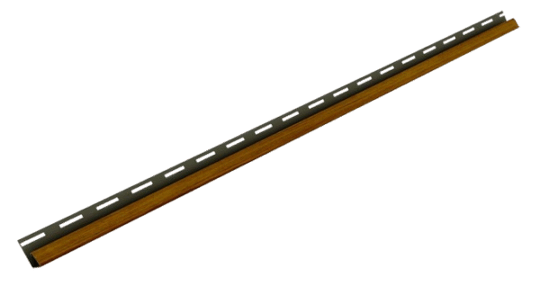 PARE Soffit J Trim Oak Wood Ocre 3060mm