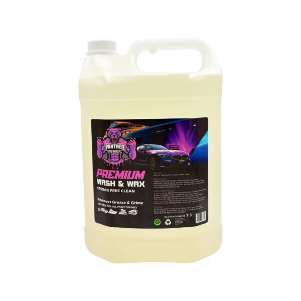 Panther Power -Wash & Wax Premium x 5ltrs